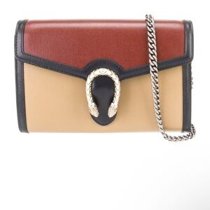 ✨ Gucci Dionysus Wallet on Chain – Colorblock Leather ✨
